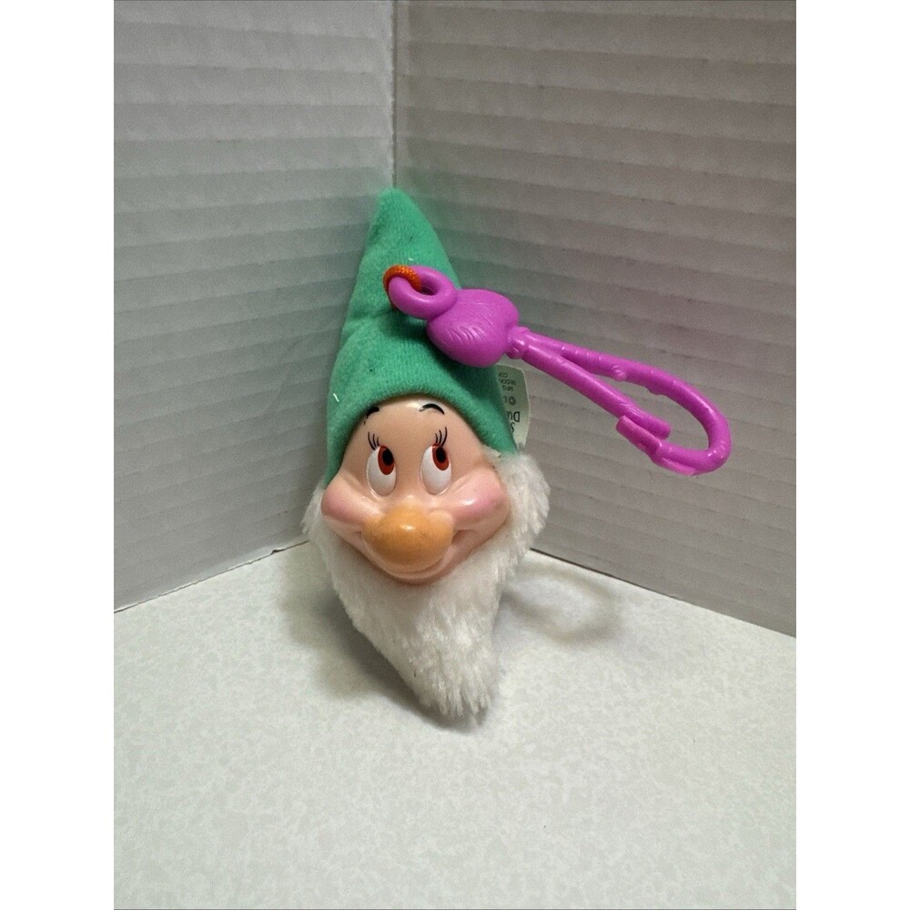 Snow White & the Seven Dwarfs McDonald's Happy Meal Toy Bashful Bag Clip